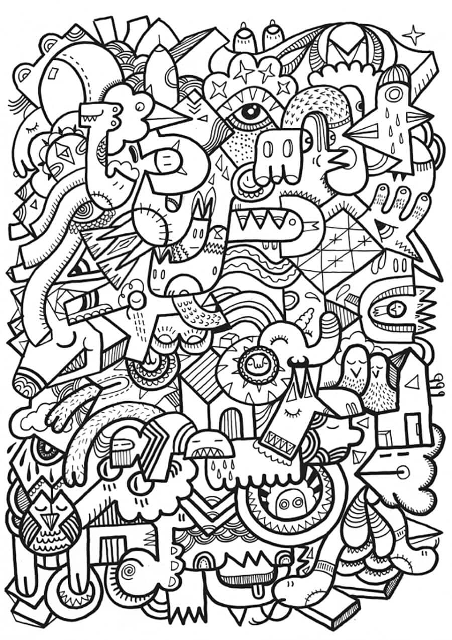 Mandalas Abstraits 89
